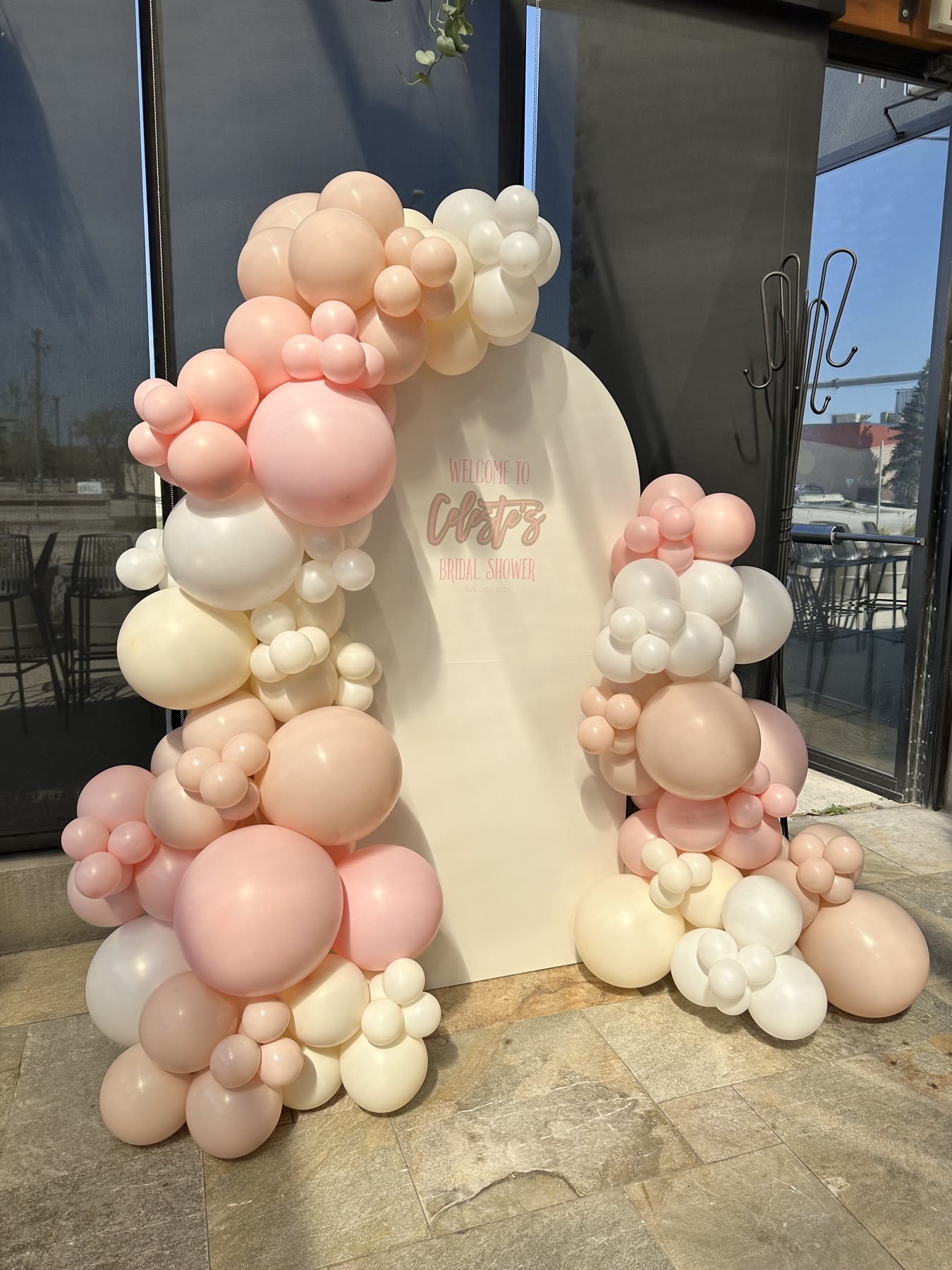 Backdrops balloon decor by Inflatable Decorations, Winnipeg